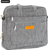 DSGN Laptop bag 13 inch - Gray - Laptop Shoulder bag - Expandable bag - DSGN BRAND