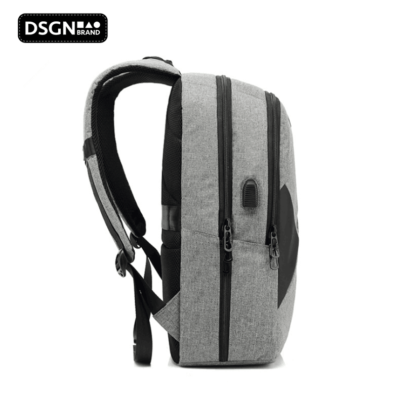 DSGN Laptop Backpack 13 inch to 17 inch - Gray Black - Backpack - Laptop bag - DSGN BRAND