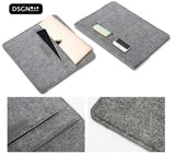 DSGN Laptop Sleeve met Handtas 13 inch - laptophoes vilt - Grijs- Apple MacBook Air 13.3 inch en Pro 14 inch M1 M2 - DSGN BRAND