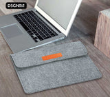 DSGN Laptop Sleeve with Handbag 13 inch - Felt - Gray - DSGN BRAND