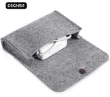 DSGN Laptop Sleeve met Handtas 13 inch - laptophoes vilt - Grijs- Apple MacBook Air 13.3 inch en Pro 14 inch M1 M2 - DSGN BRAND