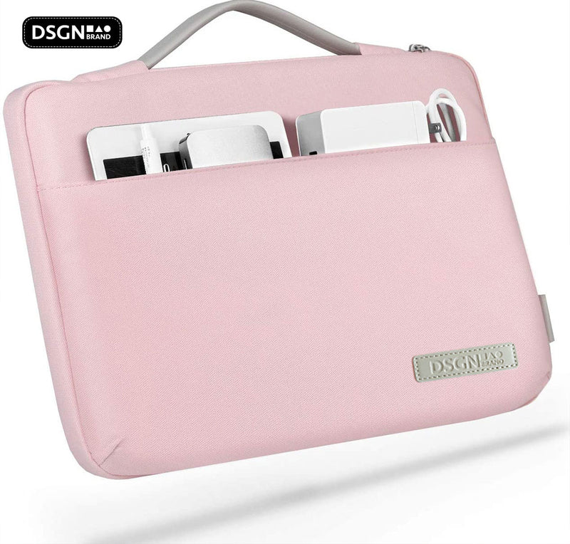 Laptoptas 14 inch - DSGN BRAND® FOAM143 - Roze - Notebook Laptophoes