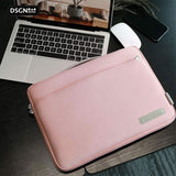 Laptoptas 14 inch - DSGN BRAND® FOAM143 - Roze - Notebook Laptophoes