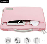 Laptoptas 15 16 Inch - DSGN BRAND® FOAM156 - Roze - Apple MacBook Pro Laptophoes - Waterdicht - Handvat