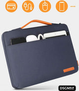 Laptoptas 15 16 Inch - DSGN BRAND® FOAM156 - Blauw - Apple MacBook Pro Laptophoes - Waterdicht - Handvat