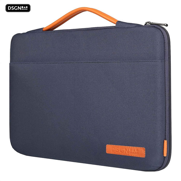 Laptoptas 14 inch - DSGN BRAND® FOAM143 - Blauw - Notebook Laptophoes