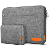 Laptop Sleeve Felt 15 16 Inch - DSGN BRAND® VILT156 - Dark Gray - Apple MacBook Laptop Sleeve with Handbag