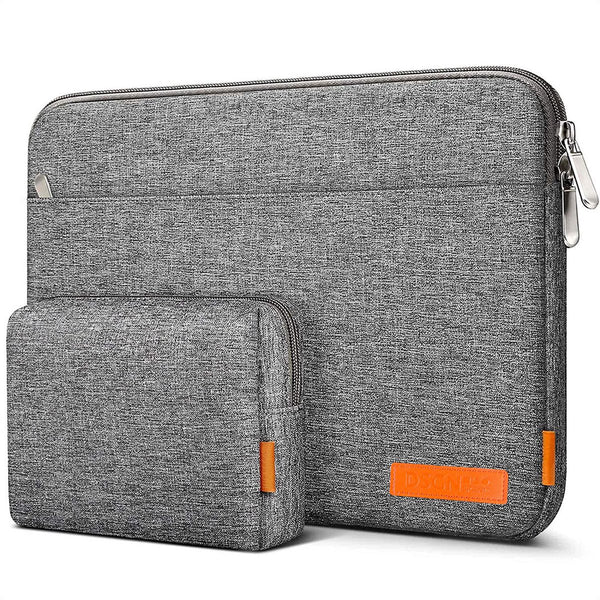 Laptophoes 15 16 Inch - DSGN BRAND® PRTCT156 - Grijs - Apple MacBook Pro Laptop Sleeve met Handtas - Waterdicht