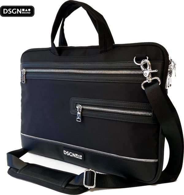 DSGN Laptop bag 13 inch - Black - Laptop Shoulder bag - DSGN BRAND